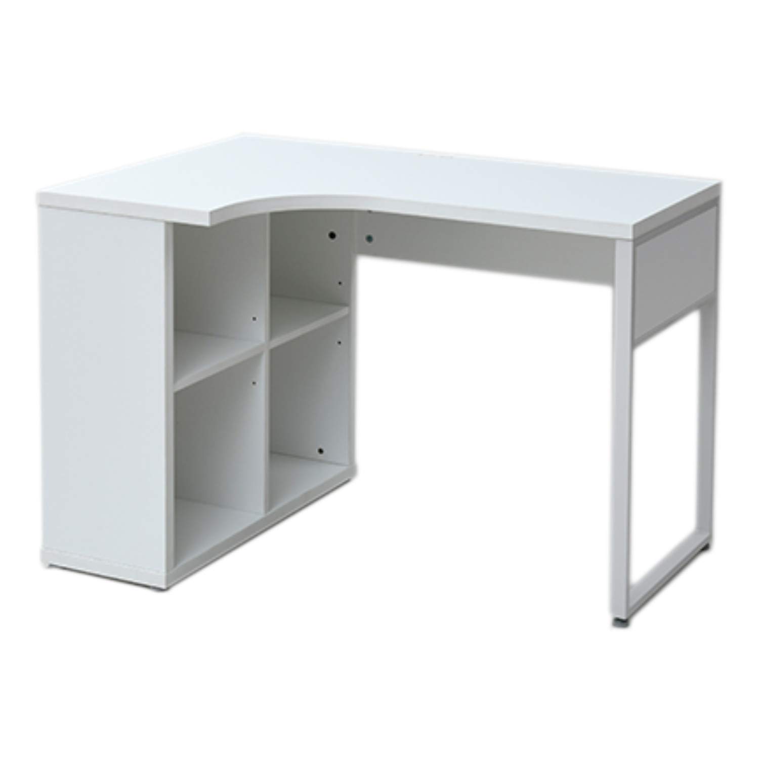 Amazon.co.jp: [山善] デスク (L字) 天板耐荷重50㎏ 幅100×奥行45-70